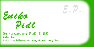 eniko pidl business card